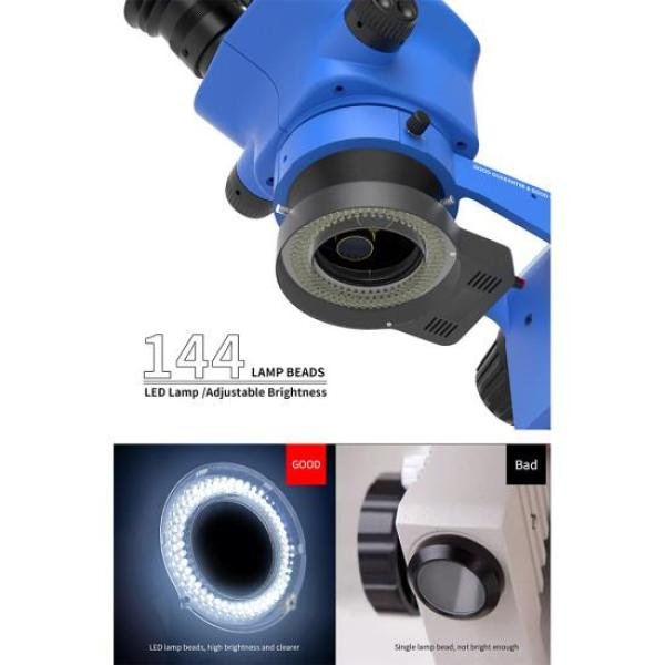 Forward FW-7050-TM Trinocular Stereo Microscope 7X-50X Zoom with CTV Camera & LED Light | Gsm Bazaar